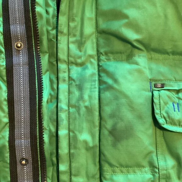 Point Zero Women's Green Duvet Premium Down Parka Coat Ski Skiing Winter - Picture 13 of 16